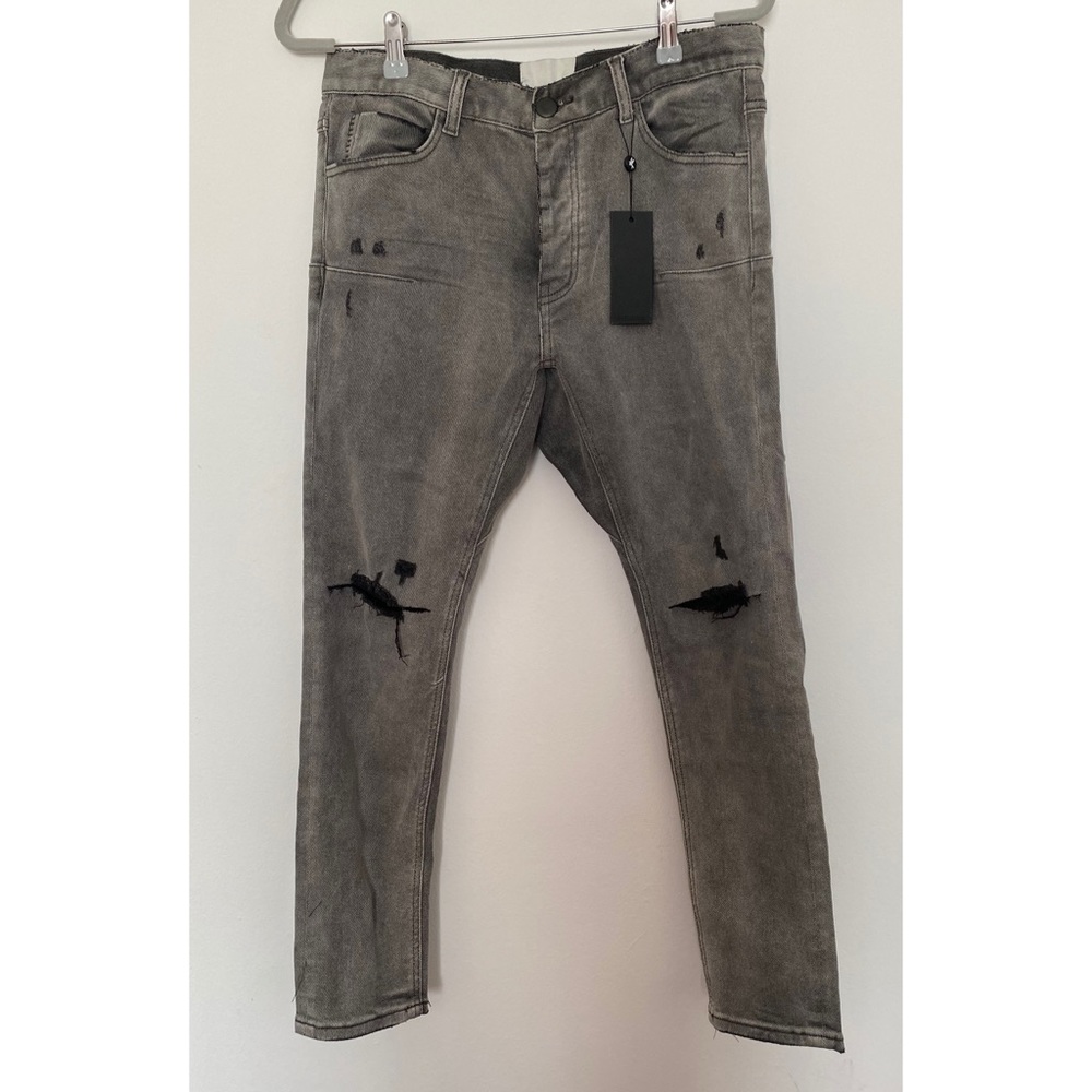 One Teaspoon men’s grey skinny jeans